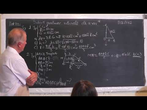 2/3 1540 Clasa 8 Teste Evaluare Nationala: Probabilitati Modul Trunchi de con Functii Expresii