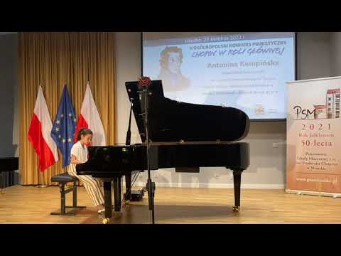 Antonina Kempińska II miejsce II grupa (ex aequo)