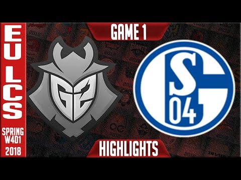 G2 vs S04 Highlights | EU LCS Week 4 Spring 2018 W4D1 | G2 Esports vs FC Schalke 04 Highlights