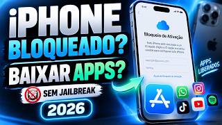 Como Desbloquear iPhone Bloqueado no iCloud e BAIXAR APPS! Sem Jailbreak (iOS 26.1 / iPhone XR-17)🔓