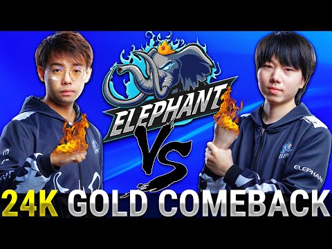 👉Pos 1 And 2 Cores From TEAM ELEPHANT Intensive Fights And Great 24k Gold Comeback - EURUS Vs SOMNUS