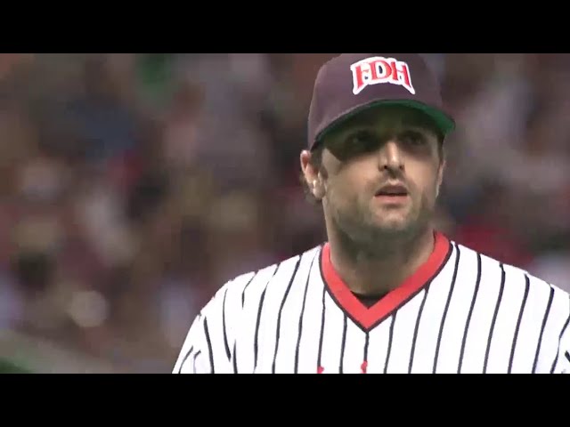 【10回表】ホークス・サファテ 守護神の貫禄!! ピンチ招くも最後はライオンズ・中村を空振り三振!! 2014/8/19 H-L