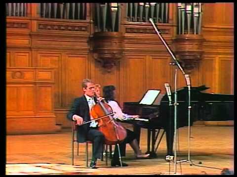 Martti Rousi plays at the Tchaikovsky competition 1986 (cello)