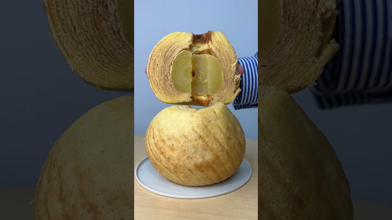 【Apple Baumkuchen🍎】#japanesefood  #もぐてれグルメ