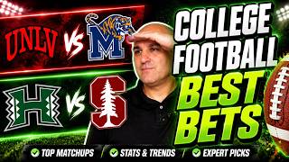 BEST College Football Week 0 BETS! Hawaii vs Stanford | Memphis vs UNLV Prediction and Picks
