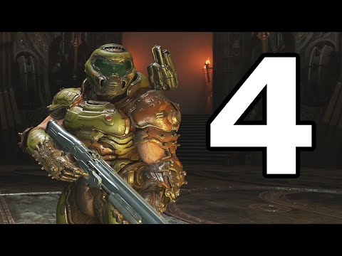 Doom Eternal Walkthrough Part 4 - No Commentary Playthrough (PS4)