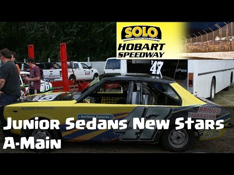 Junior Sedans New Stars A-Main (Declared) - Hobart Speedway 26-01-19