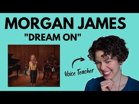 Voice Teacher Reacts to MORGAN JAMES - Dream On (Aerosmith Cover)
