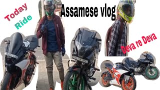 Today Fun Ride with Raju Bhai @js77rider  Assamese vlog 🙏