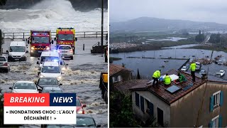 Inondations Choc dans les Pyrénées-Orientales : Voitures Emportées par l'Agly à Estagel !