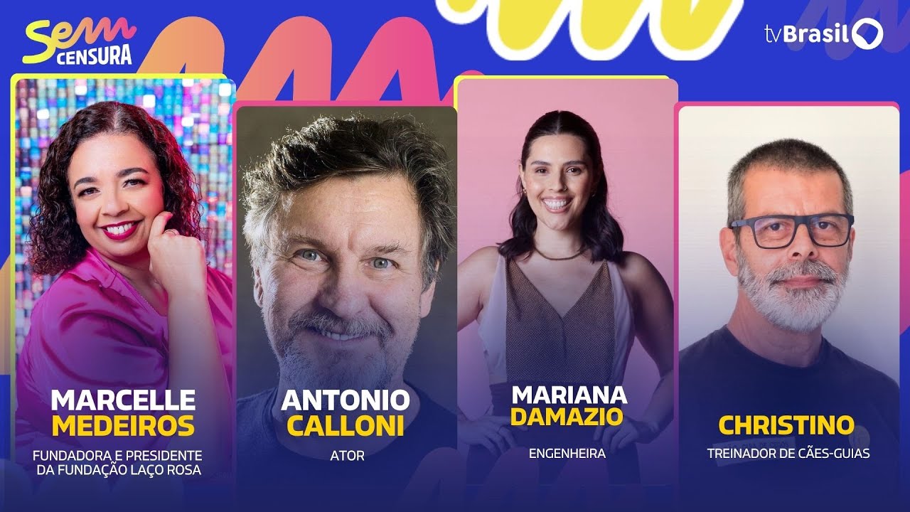 🔴 SEM CENSURA RECEBE ANTONIO CALLONI,  MARIANA DAMAZIO, MARCELLE MEDEIROS E CHRISTINO