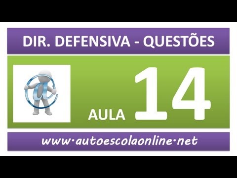 AULA 79 PROVA SIMULADA DIREÇÃO DEFENSIVA - CURSO DE LEGISLAÇÃO DE TRÂNSITO GRÁTIS
