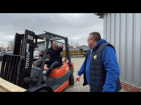 Udo fährt Gabelstapler und Ron dreht durch!