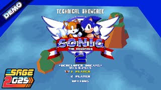 Sonic 2 -Developer Dreams- (SAGE '25 Early Demo) ✪ First Look Gameplay (1080p/60fps)