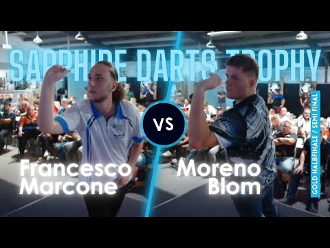 Sapphiredarts Trophy 2024 Halbfinale Gold Moren Blom vs Francesco Marcone Kommentar: Tom Kirsten