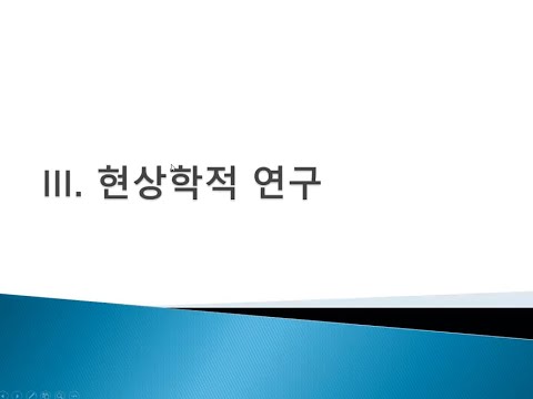 현상학적 연구
