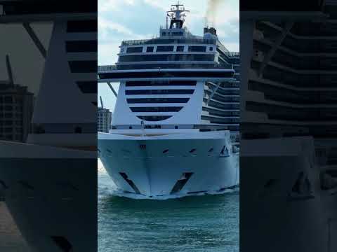 Thumbnail for MSC Seascape cruise ship front view
