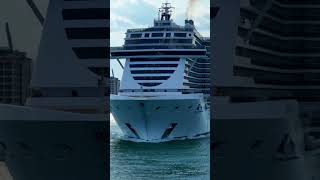 MSC Seascape cruise ship front view