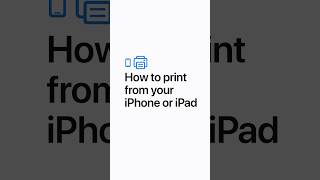 How to print from your iPhone or iPad | Apple Support