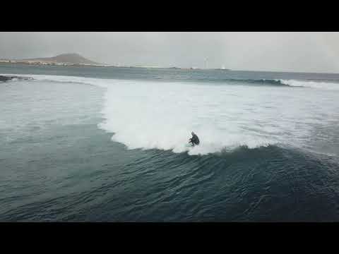 Mosca Point drone footage of solid wave