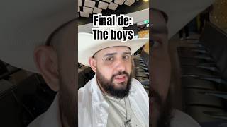El final de #theboys estuvo raro