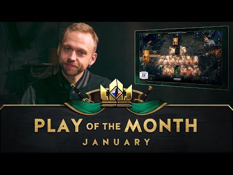 GWENT: THE WITCHER CARD GAME | Play of the Month (January 2019)