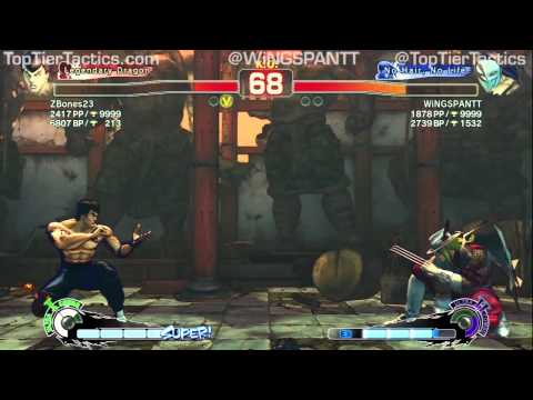 WiNGSPANTT (Vega) vs ZBones23 (Fei Long): Super Street Fighter 4 AE 2012 Ranked Matches