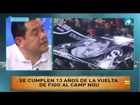 Guti recalls the tremendous booing of Figo on his first visit to Camp Nou as a Real Madrid player.