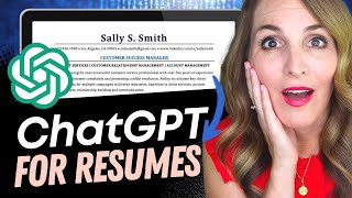 How To Write A MIND-BLOWING Resume With ChatGPT - FULL TUTORIAL With TEMPLATE