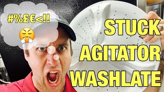 Stuck Maytag Whirlpool Washer Washplate/Agitator | MVWX655DW1 | Bad Basket Hub w10528947 & Splines