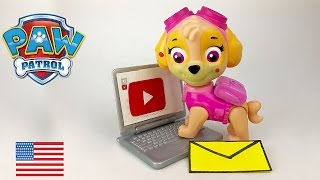 Paw Patrol Skye gets fan mail, she feels better from the Chicken Pox Chase likes Skye
