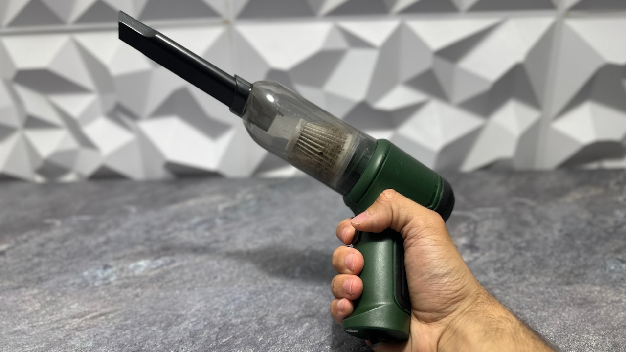 TESTE: Aspirador de PÓ PORTATIL!