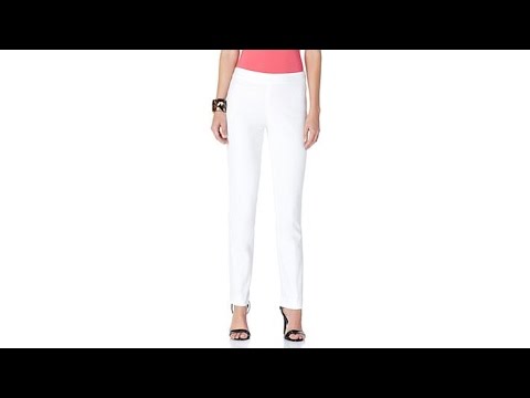N Natori Stretch Cotton Slim Leg Pant