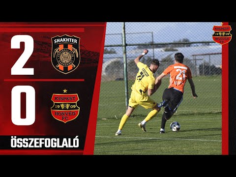 Shakhter Karagandy - Budapest Honvéd FC 2-0 (1-0), Felkészülési mérkőzés - összefoglaló