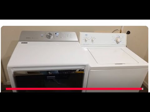 Whirlpool Direct Drive Washer and Maytag Electric Dryer Demo