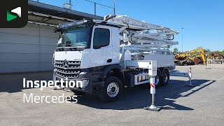 Ny Mercedes-Benz Arocs 2843 Arocs 6X4 NEW! 31mtr 4x extendable Bonneux concrete p betonpumpe | Billede 4 - Machineryline