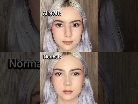 What if I do the contouring the other way around?!😳 #makeup