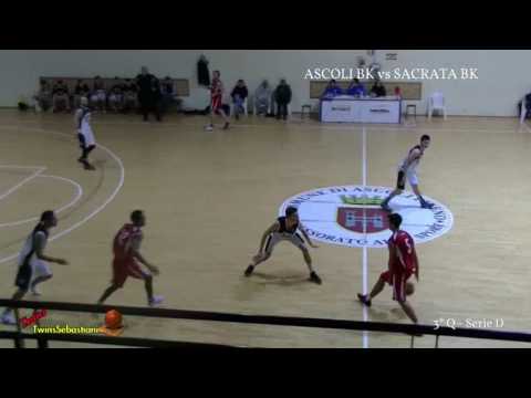 3°/4°Q ASCOLI BASKET vs SACRATA BASKET 28/01/2017 Serie D