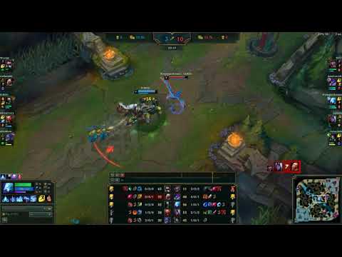 Aniva gets saved by Kha'zix from Urgot!