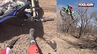 “Can’t be a wussy when you ride a YZ250” | KX cases the step-up!