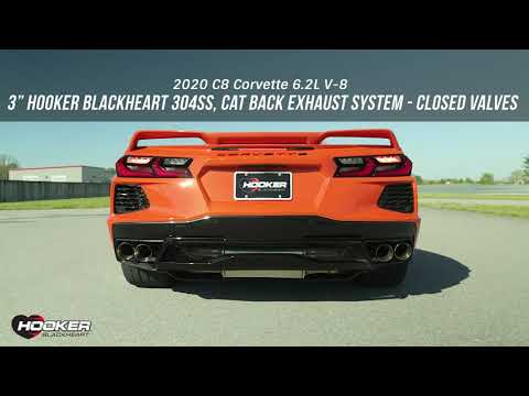 Hooker BlackHeart Introduces 3in Cat-Back Exhaust System for Chevrolet C8 Corvette