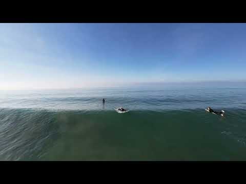 12/02/25 Pacific Beach Tourmaline Surf Park San Diego Complete Raw Unedited Drone Surfing 4k Footage