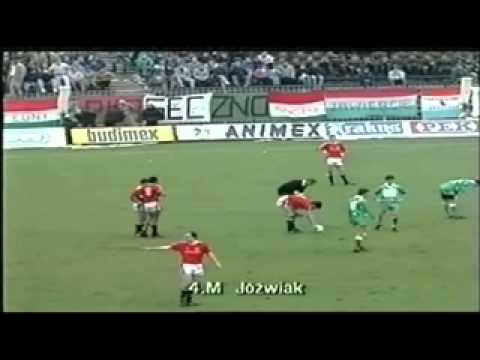Legia - Man Utd  1-3,  10.04 1991, półfinał PZP