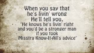 &quot;He&#39;s Misstra Know-It-All&quot; LYRICS - Stevie Wonder
