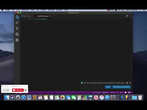 Hello World Hello World Program In Java Java Program Using Vs Code