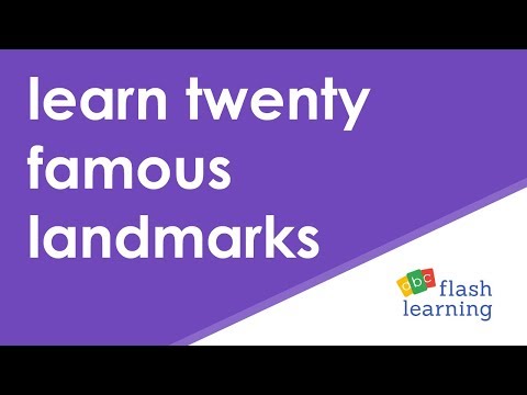 Learn Twenty Famous Landmarks - Flashcard Video