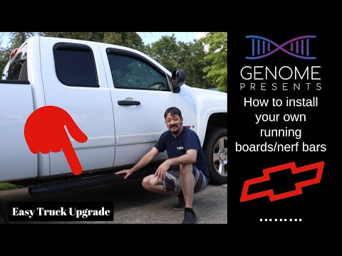 Installing running boards on a Chevy Silverado - Do it yourself!!!