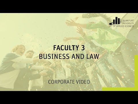 Corporate video: Faculty 3 – Business and Law at Frankfurt UAS