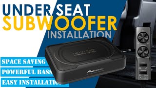How to install an underseat subwoofer, #Subwoofer #Pioneer #TSWX130DA