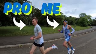 I tried to KEEP UP with a PRO runner at PARKRUN